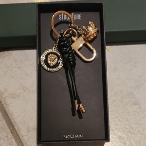 Structure Gold and Black Key Holder